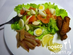 Салат с моцареллой
