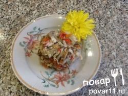 Вкусный и сытный салат