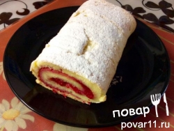 Рулет с вареньем рецепт